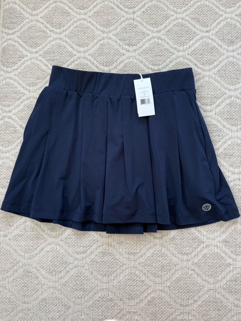 NWT Tory Sport Navy Pleated Tennis Skirt